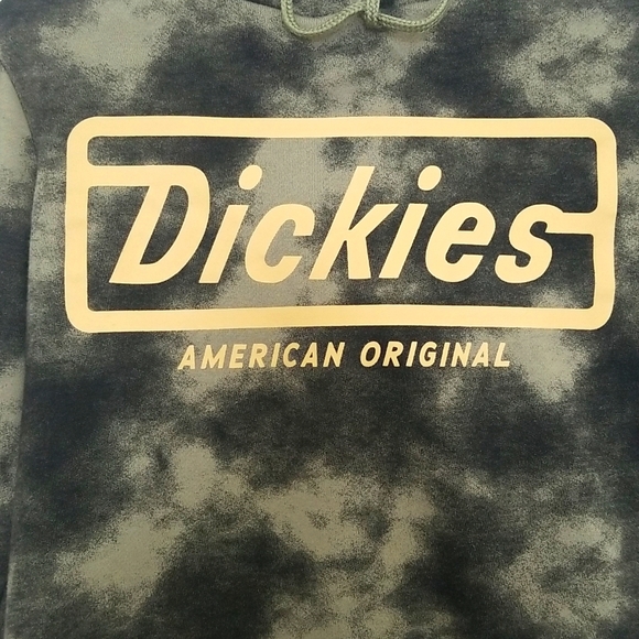 Dickies green camouflage cropped hoodie - Picture 3 of 6